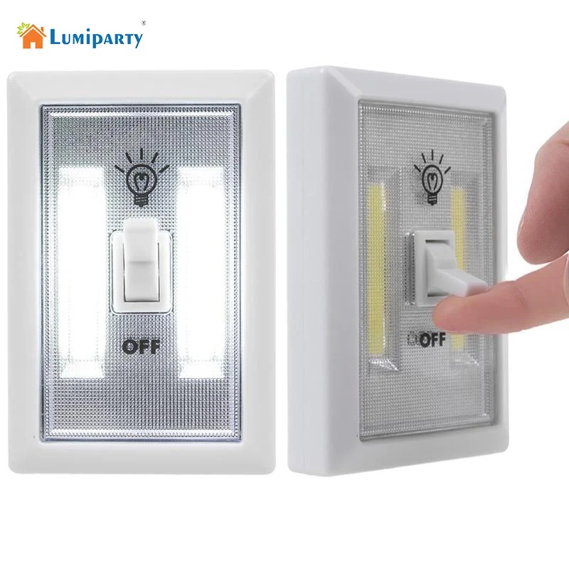 LumiParty Магнитный светодиодный ночник мини COB беспроводной Ультра яркий настенный