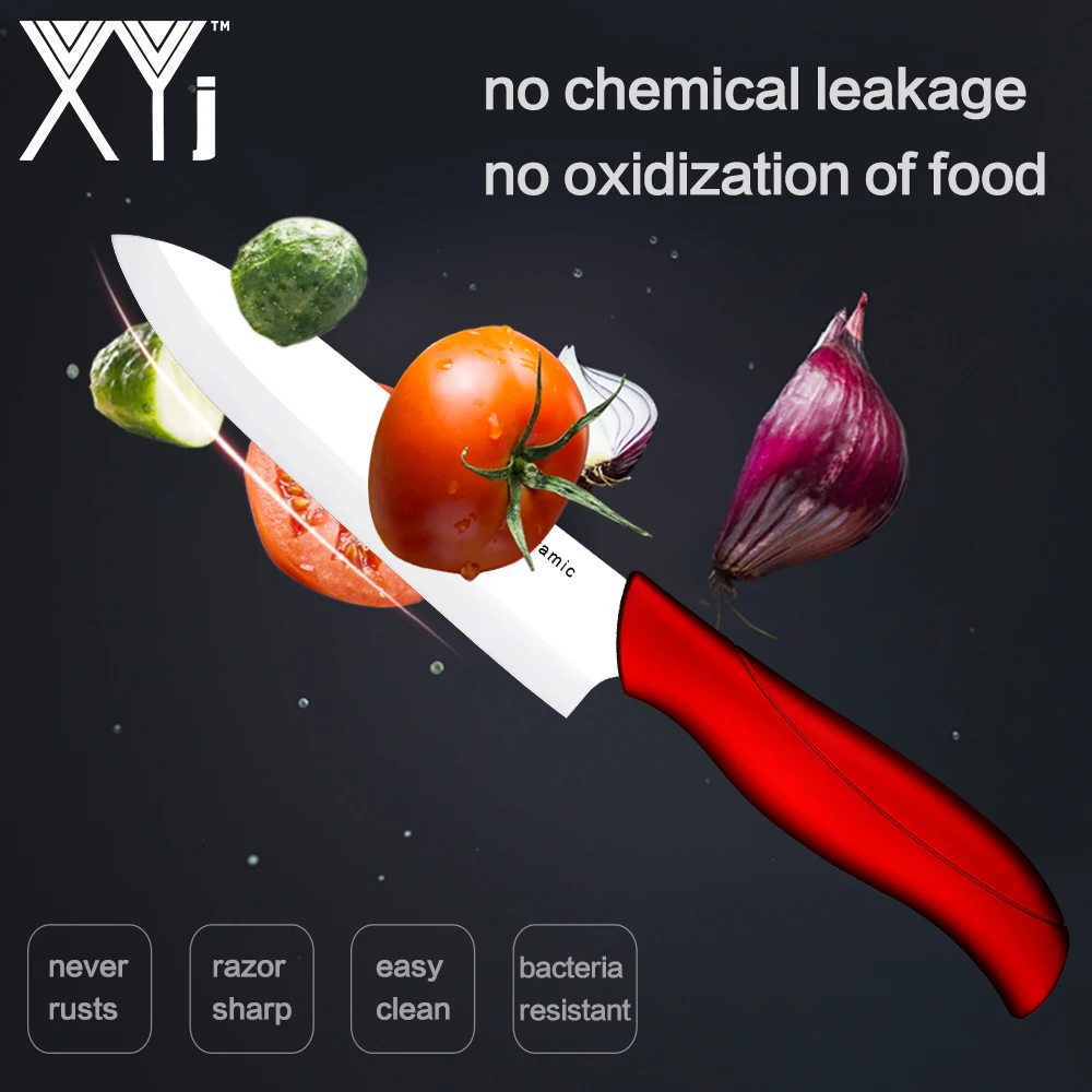 Xyj Кухонные ножи Пособия по кулинарии Инструменты набор циркония Керамика Ножи 3