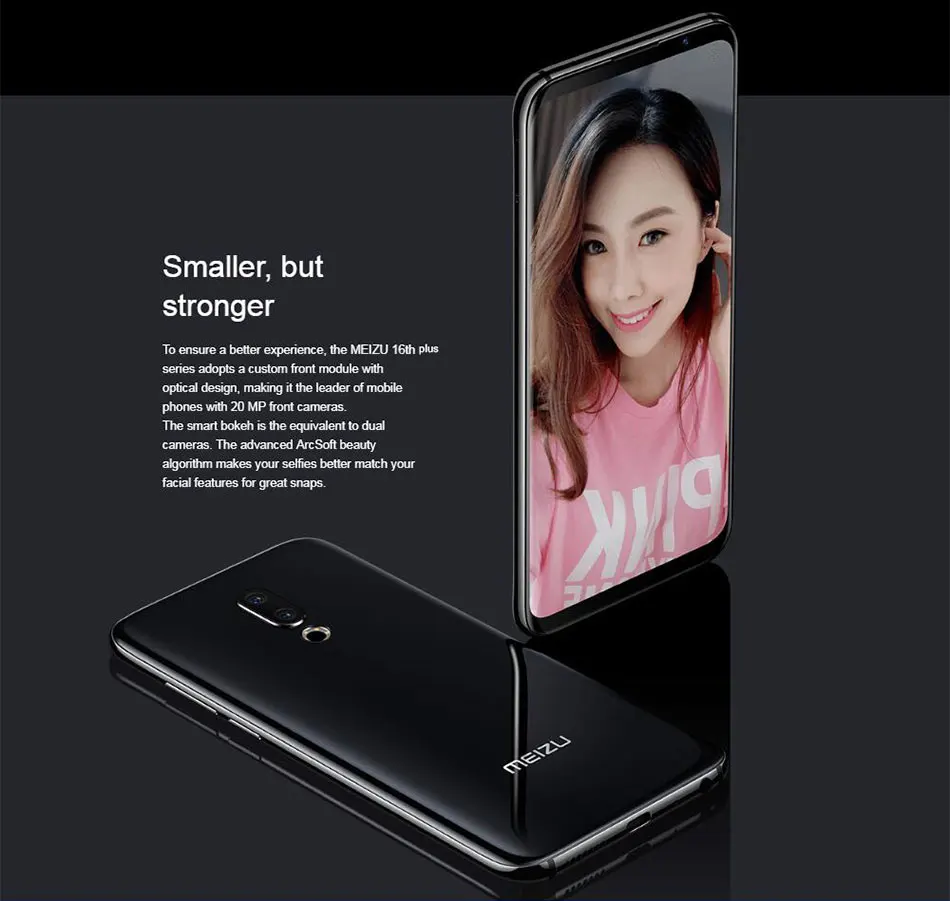 Meizu 16th M882Q 4G LTE мобильный телефон 6," 6 ГБ ОЗУ 64/128 Гб ПЗУ Восьмиядерный процессор Snapdragon 845 Мп+ Мп задняя камера смартфон