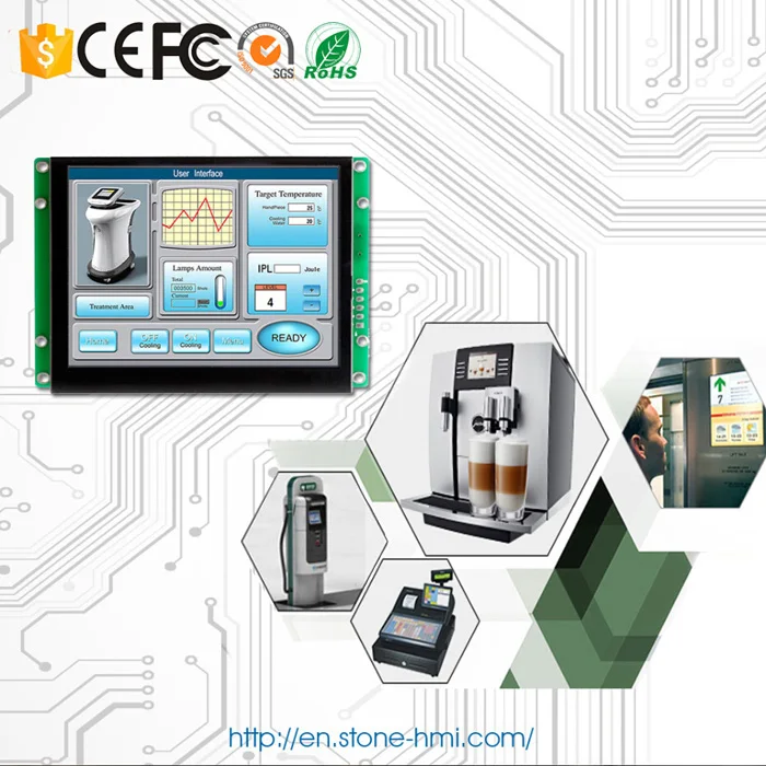 Вертикальный ЖК-модуль TFT 10 1 дюйма с программным обеспечением + сенсорный экран