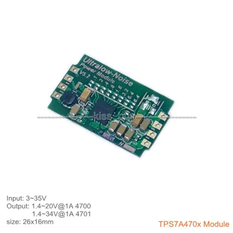 TPS7A4700 малошумный РЧ источник питания модуль 3 в В 5 12 15 1A регулируемый|Интегральные