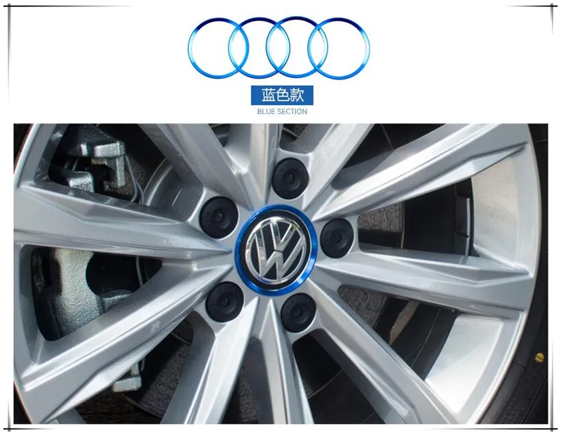 4 шт. автомобильный Стайлинг для Volkswagen VW Touran tiguan L алюминиевый сплав металлический