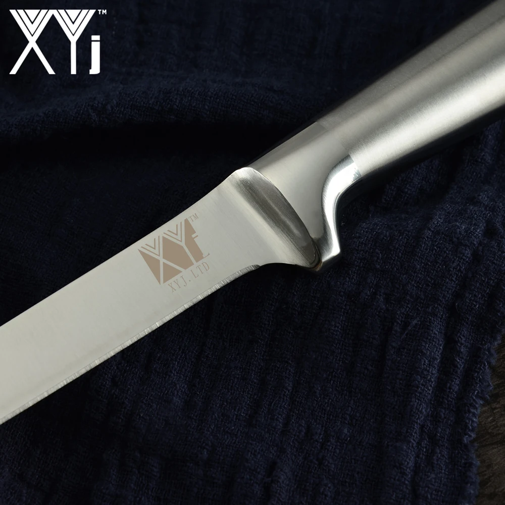 XYj ножи для обвалки из нержавеющей стали, отличный кухонный нож для филе, выпотрошенный нож для скульптуры рыбы, японский антипригарный нож для обвалки