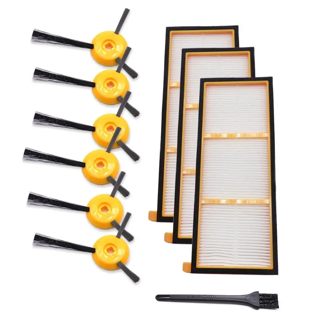 Робот фильтры для пылесоса запасные части желтые боковые щетки бытовая техника