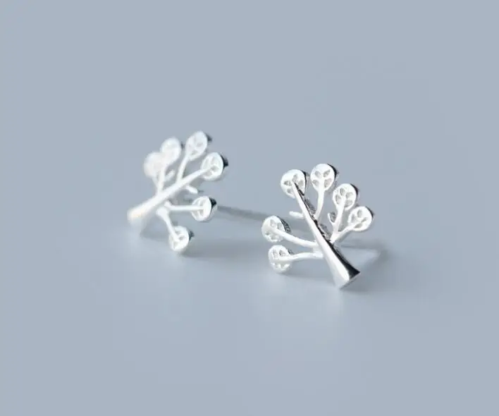 

Серьги-гвоздики Shuangshuo S069 женские, простые украшения в виде листьев растений, подарочные Свадебные украшения