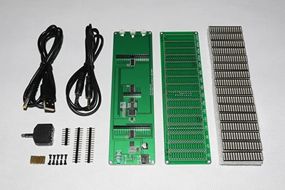 kits Fever DIY светодиодный анализатор музыкального спектра, Аудио Уровень VU измерительный усилитель, звуковой индикатор, регулируемая скорость AGC автомобиля MP3 tv PC - Цвет: kits