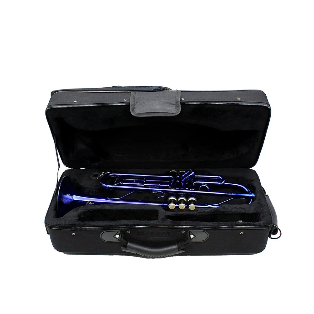 Высококачественная плоская труба Bb B изысканная Латунная Труба с мундштуком