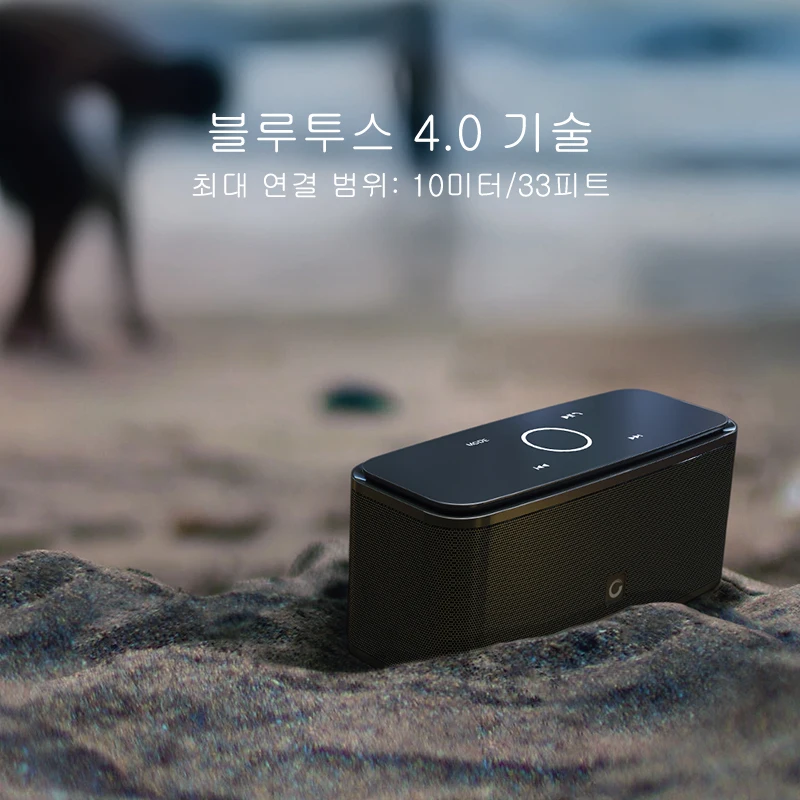 DOSS SoundBox с сенсорным управлением Bluetooth динамик 2*6 Вт портативный беспроводной динамик s стерео звуковой ящик с басами и встроенным микрофоном