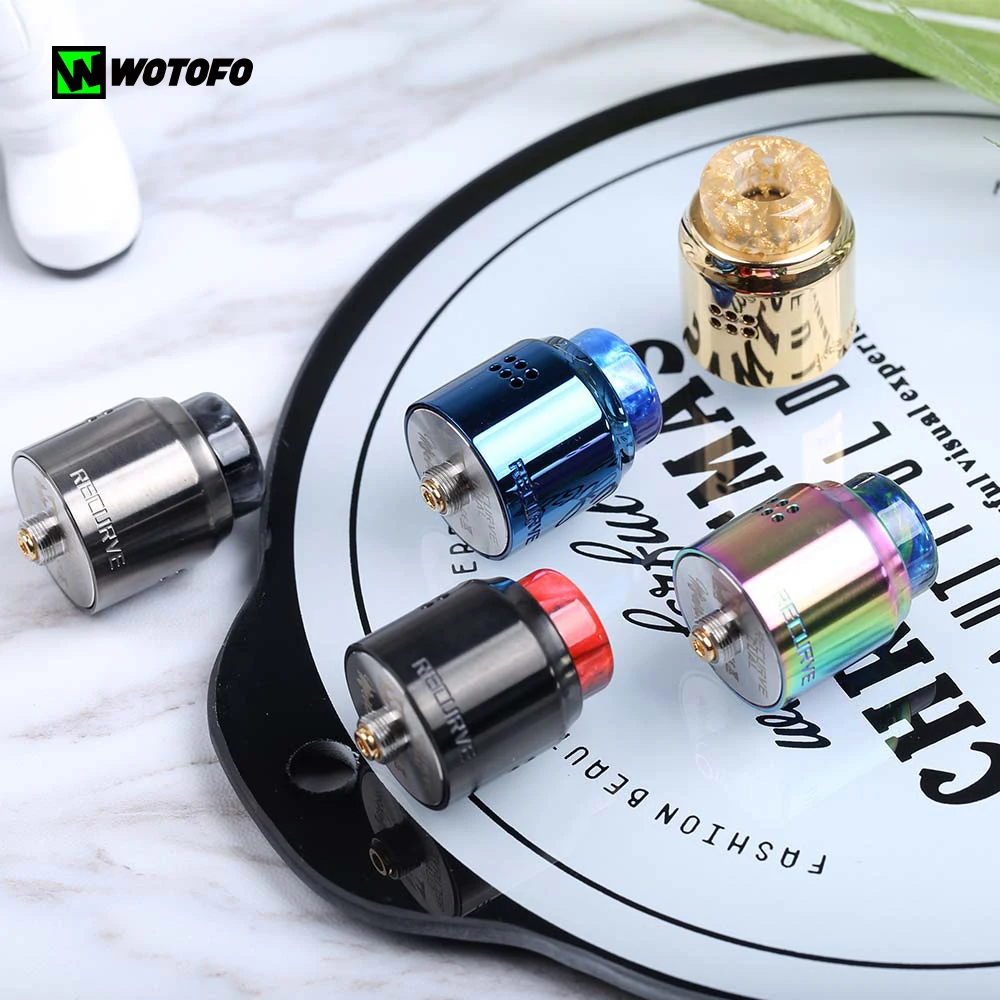 Оригинальный испаритель Wotofo Recurve Dual RDA бак для вейпа с 10 шт. ватный