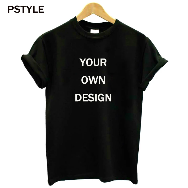Pstyle Футболка женская на заказ Печать свой собственный логотип/картина/дизайн