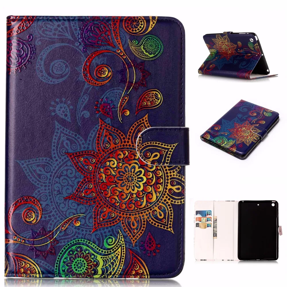 Модный кожаный чехол с животным принтом силиконовый для Apple Ipad Mini 1 2 3 7 9