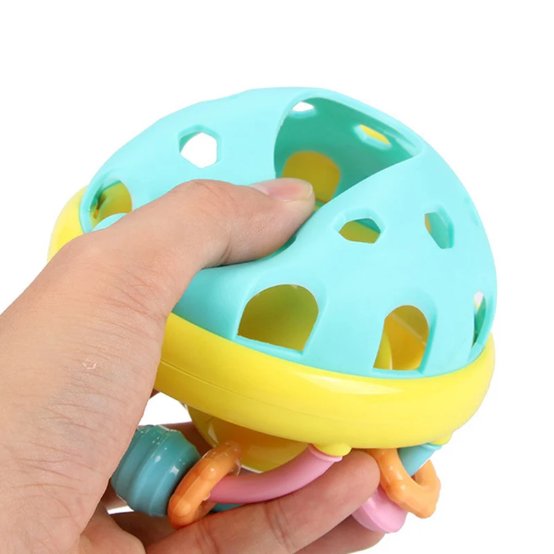Hot Selling 1 Pcs Children Baby Soft Cartoon Bee Hand Rattle Kids Bell Ball Teether Early Educational Toys | Игрушки и хобби