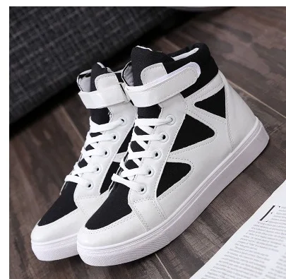 Женская полотняная обувь Для 2017 Сезон весна осень с высоким берцем 4 вида цветов