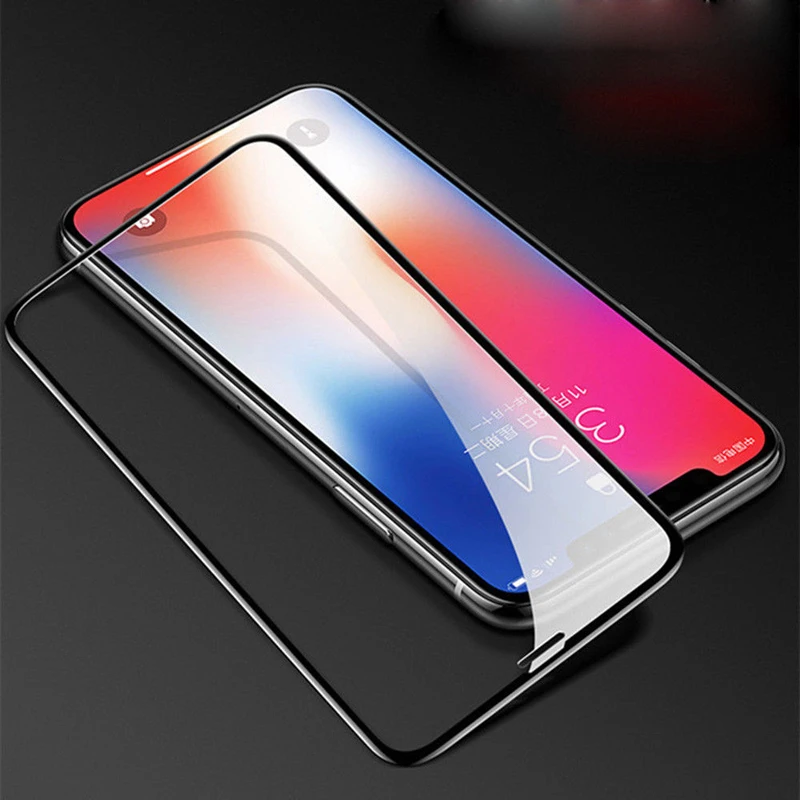 6D защитная пленка из закаленного стекла для iPhone 7 8 Защита экрана Xr Xs Max закаленное