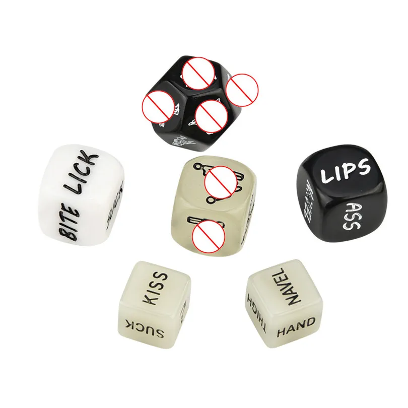 6 шт. эротические игральные кости для взрослых фетиш любовные красивая