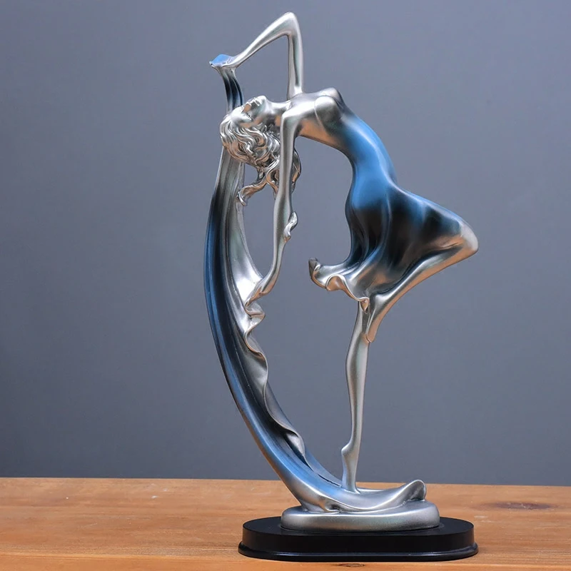 Статуэтка для балетных балеток в европейском стиле Agile Dancing Woman статуя балерины
