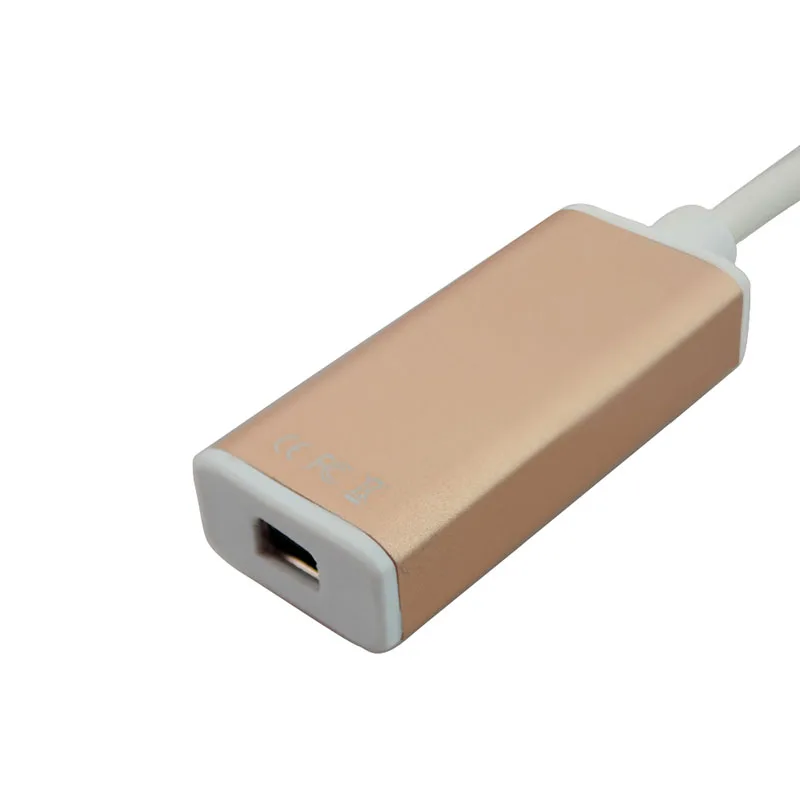 Адаптер USB 3 1 Для Mini DisplayPort DP 1080P с алюминиевым чехлом для MBook ChromeBook Pixel|usb usb|usb usb usbcable