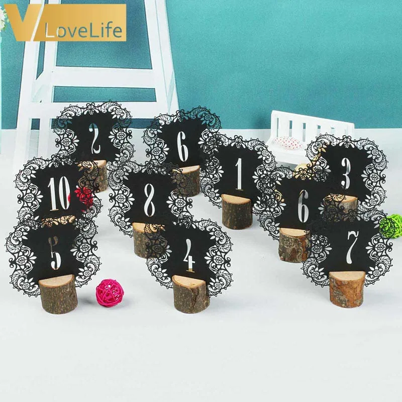 10 шт./компл. деревенские искусственные настольные открытки с деревянным