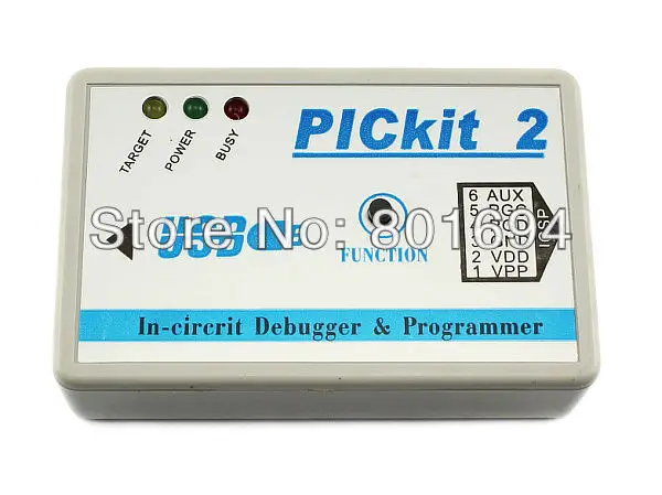 Эмулятор микрочипа PIC 5 шт./лот программатор отладчика PICKit2 + USB кабель в защитной