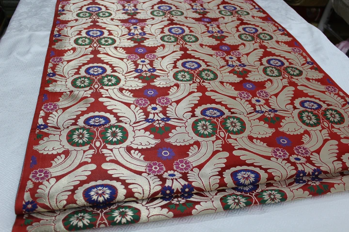 Ткань монгольского тибетского халата пленка для китайской сцены жаккардовая