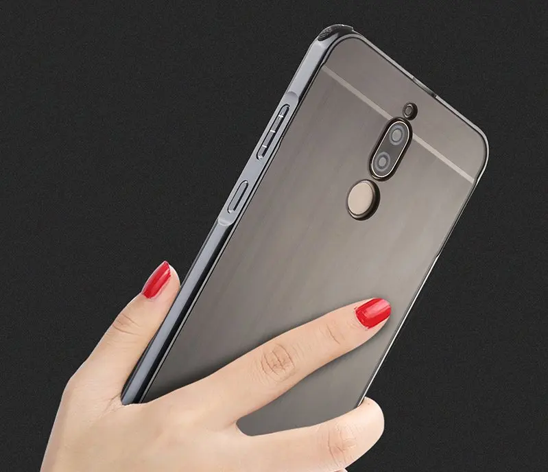 Чехол для huawei mate 10 Lite, чехол, роскошная металлическая алюминиевая рамка, чехол для huawei Nova 2i G10 Honor 9i mate 10 Lite, чехол