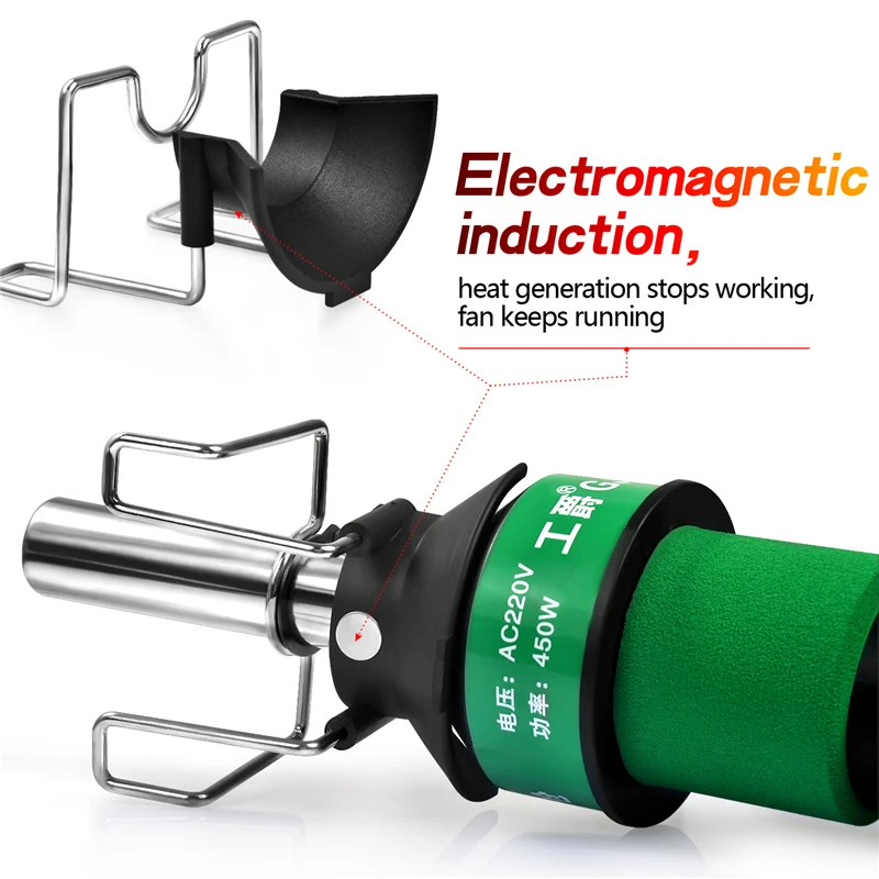 Новый Пистолет горячего воздуха 8019LCD бесщеточный с постоянной температурой 450