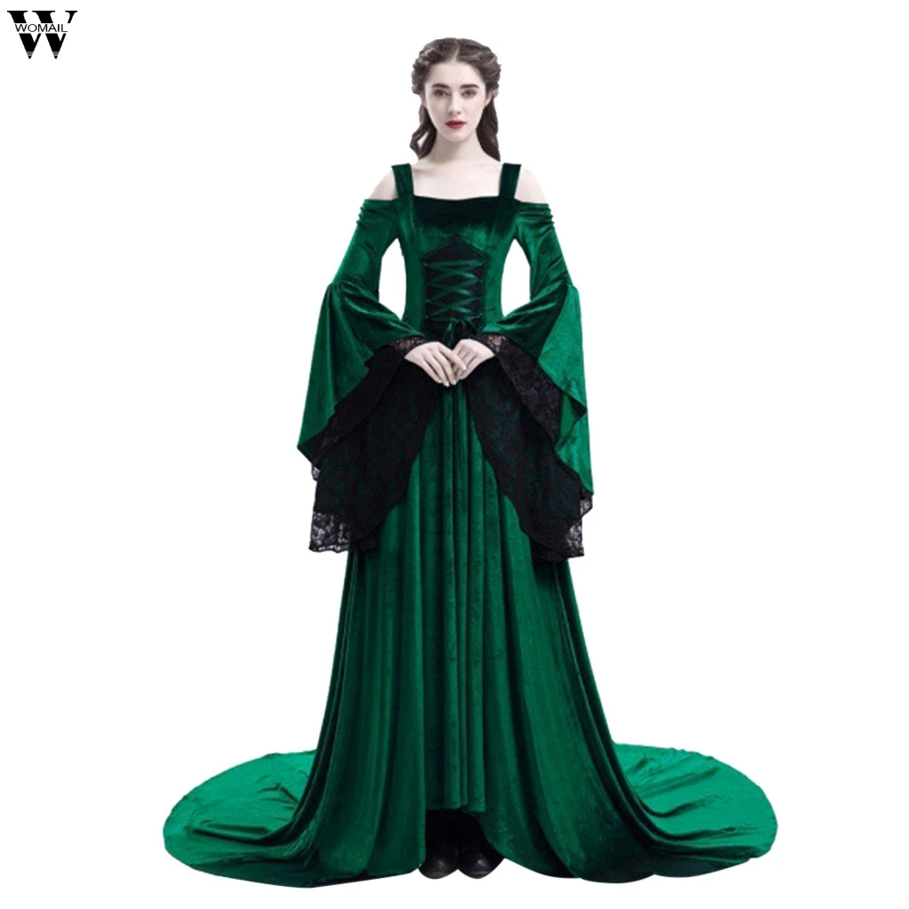 Карнавальный костюм для взрослых женщин элегантные длинные платья в стиле ретро