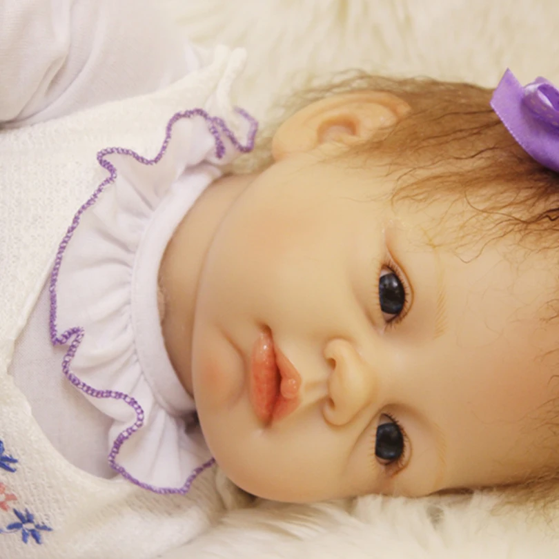 50 см силиконовые куклы reborn baby Sleeping дешевые виниловые для новорожденных принцесс