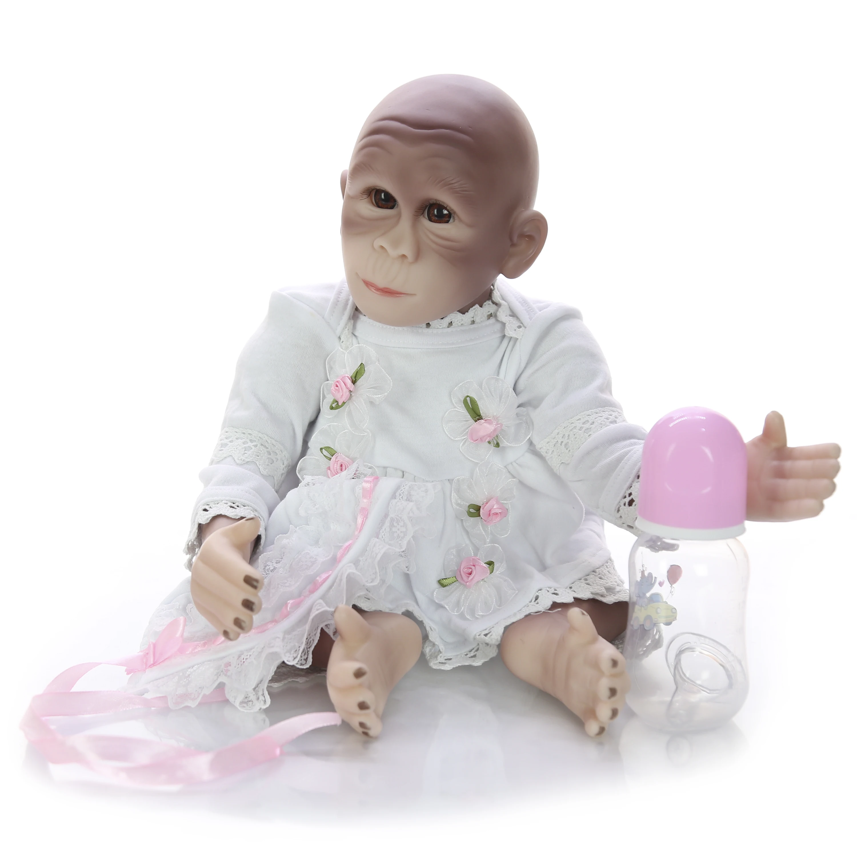 KEIUMI новый дизайн обезьянка Кукла мультфильм стиль сюрприз Boneca для детей 19 дюймов