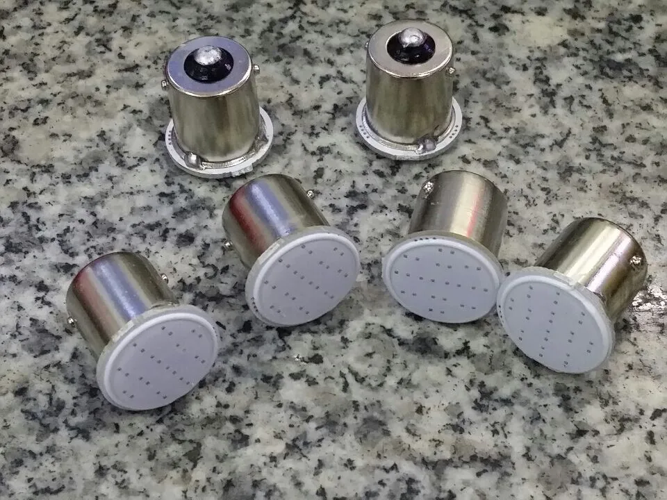 Супер яркий 2 предмета 1156 светодиодных лампочек COB светильник 12SMD 12v P21/5 Вт RV
