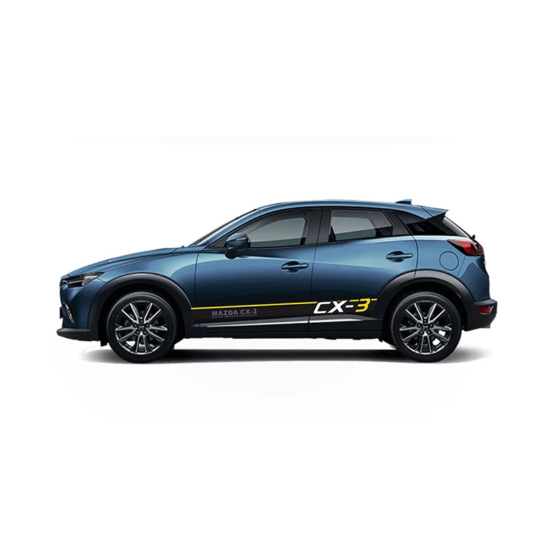 TAIYAO автомобильный стильный спортивный автомобильный стикер для Mazda CX-3 Mark Levinson автомобильные аксессуары и наклейки авто стикер - Название цвета: Blue car