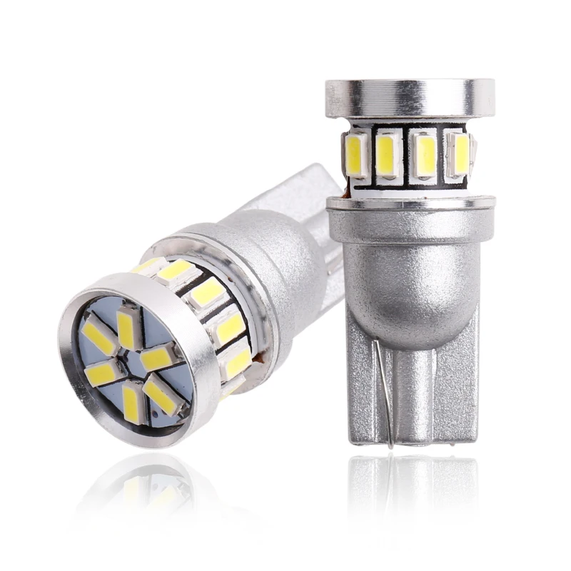 2 шт. w5w светодиодный T10 Светодиодный лампочки Canbus 18SMD 3014 для Стоянкы Автомобилей