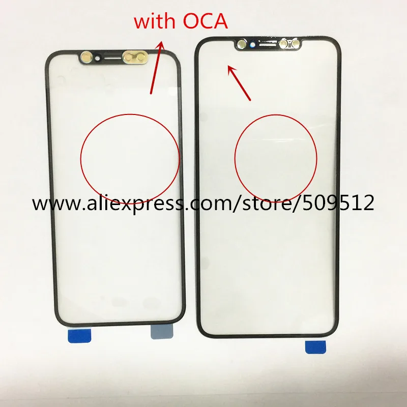 Качественное внешнее стекло с OCA для iphone XS / MAX переднее объектива запчасти ЖК