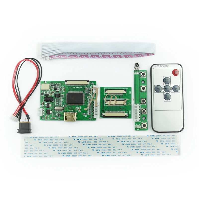 10 шт. HDMI до 50P 40P TTL плата контроллера + комплект дистанционного монитора для Raspberry PI