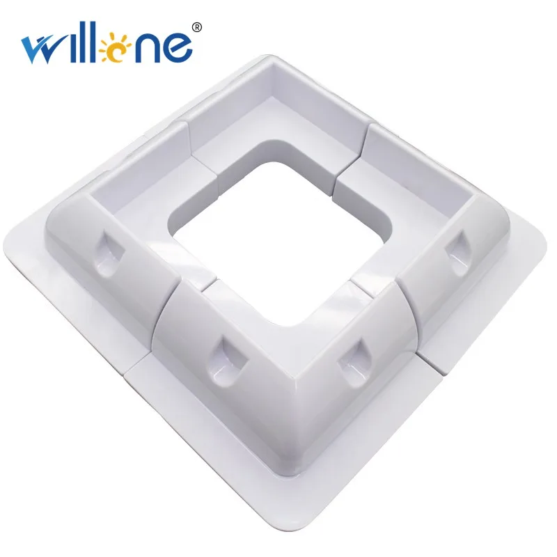 

Willone 4pcs ABS Solar Panel Mounting Brackets