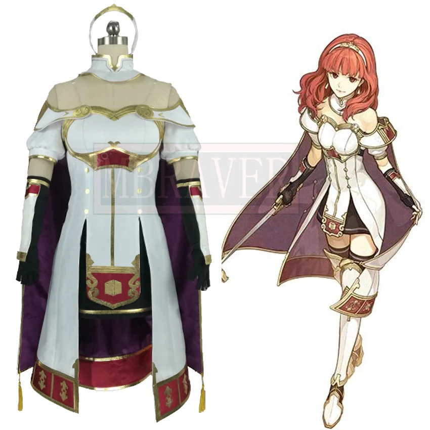 Огненная эмблема Celica Косплей Костюм на заказ любой размер|cosplay costume|fire emblemcustom cosplay