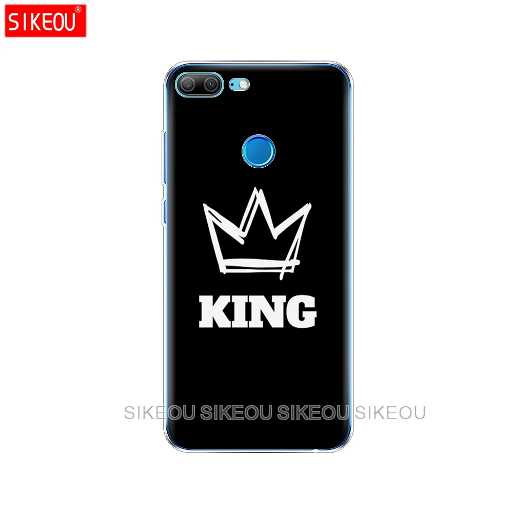 Силиконовый чехол для телефона Huawei Honor 10 V10 3c 4C 5c 5x 4A 6A 6C pro 6X 7X 6 7 8 9 LITE king queen couple |