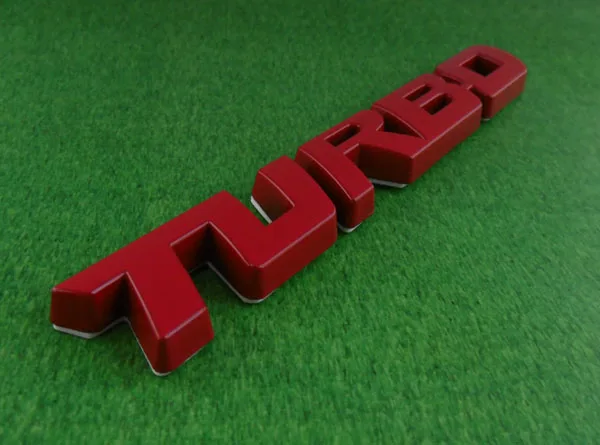 Автомобильная красная эмблема турбо значок наклейка | Автомобили и мотоциклы