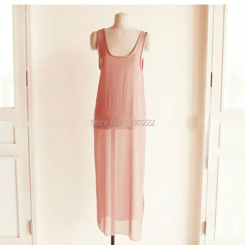 Женское шифоновое платье с длинным рукавом длинное пляжное макси в стиле ретро |