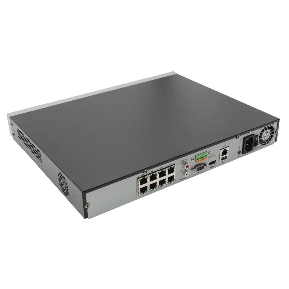 HIK оригинальный зарубежный DS 7608NI I2/8 P для HD ip камеры до 12 МП Поддержка записи