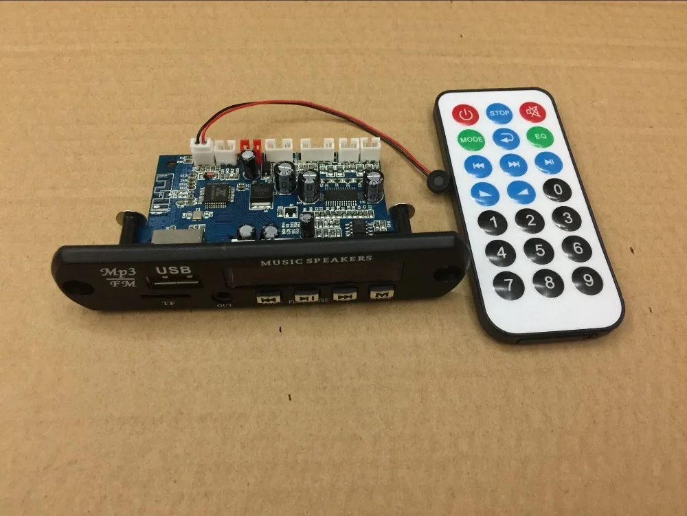 Умная электроника USB TF беспроводной Bluetooth, WMA, APE, FLAC, WAV декодер доска 12 В автомобиля беспроводной аудио Bluetooth громкой связи модуль