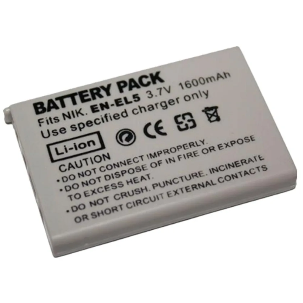 3 шт. аккумулятор 1600 мАч для NIKON Coolpix 3700 4200 P5000 5200 5900 7900 S10 P3 P4 | Электроника