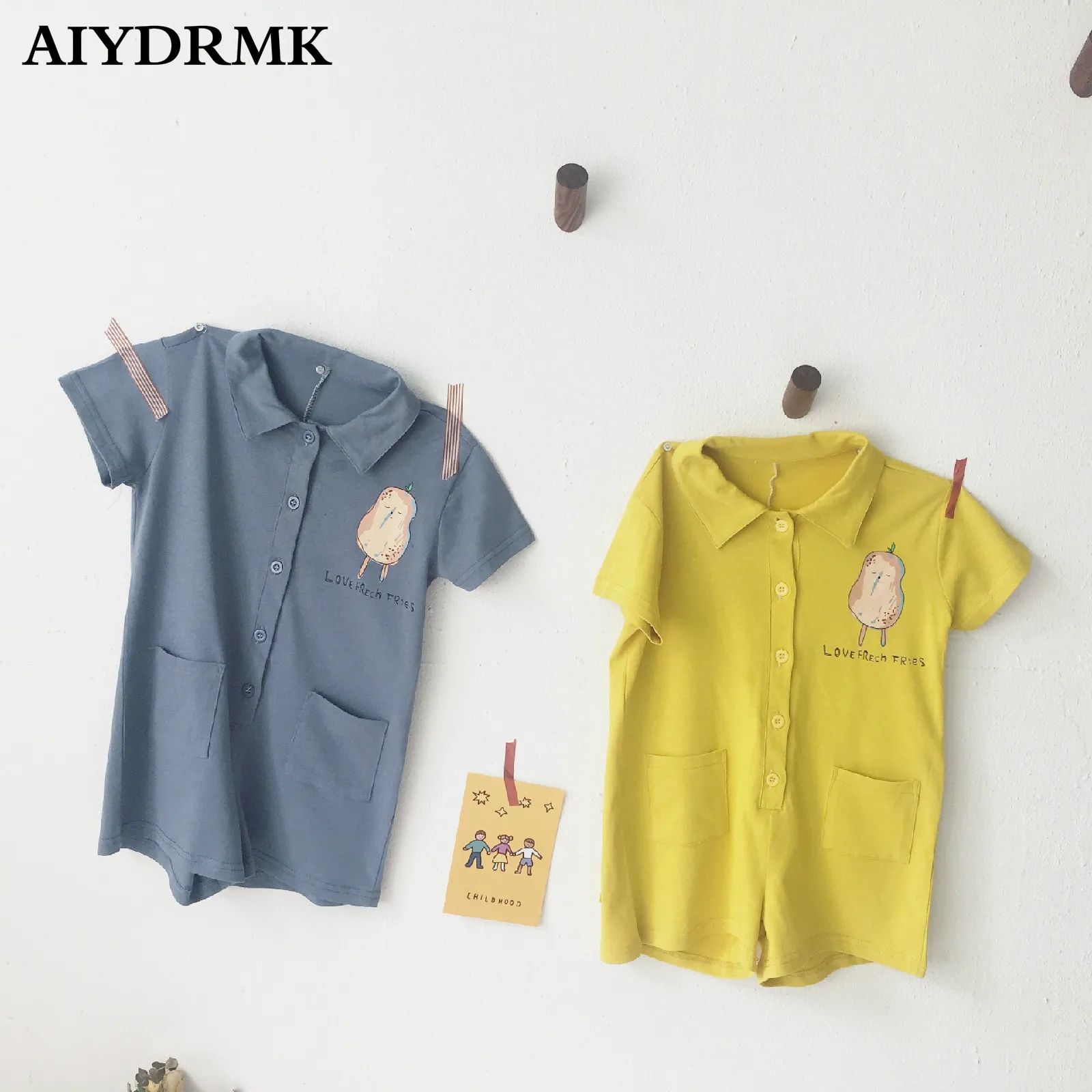 Комбинезон для маленьких мальчиков цельная Одежда новорожденных летняя одежда