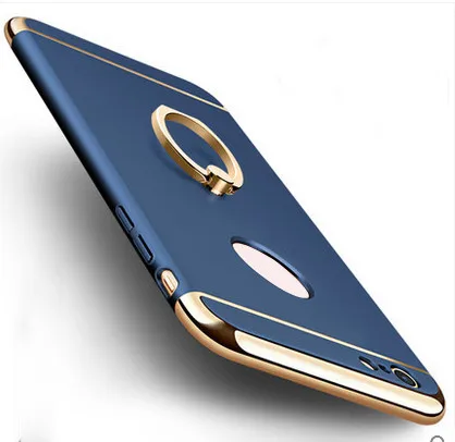 Роскошный ультра тонкий защитный чехол для Apple iPhone 8 7 6 6S Plus 3 в 1 Жесткий ПК