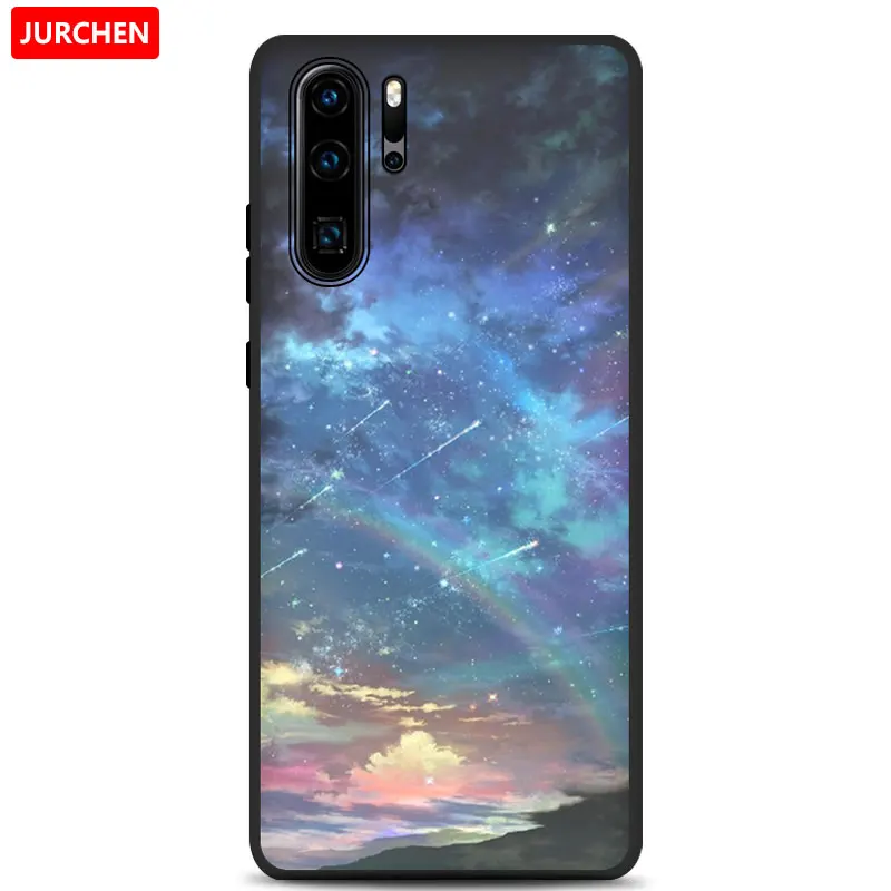 45 Чехол для телефона JURCHEN для huawei P30 Pro, чехол для huawei P30, чехол из ТПУ с рисунком, силиконовая Мягкая задняя крышка для huawei P30 P30Pro, чехол - Цвет: 45