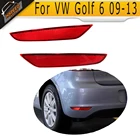 Лампы-отражатели для заднего бампера ABS, автомобильный Стайлинг, задний светильник для Volkswagen VW Golf 6 Standard, только 10-13, без GTI R, трансформер