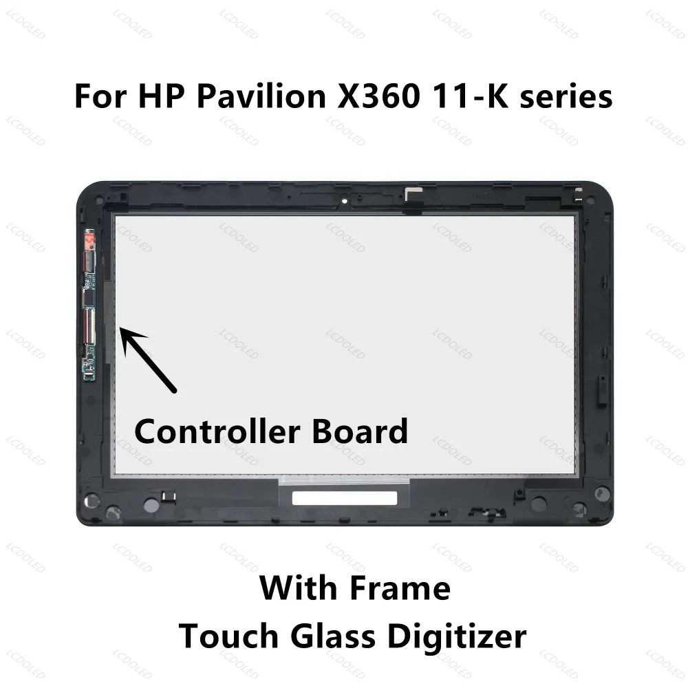For HP 11-k003no 11-k003np 11-k003ns 11-k005nc 11-k005nf 11-k005nx 11-k006nl LCD Display Touch Screen Digitizer Assembly + Frame