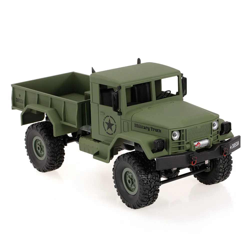 Автомобиль с дистанционным управлением 1/16 2 4G 4WD внедорожник RC Военный Грузовик