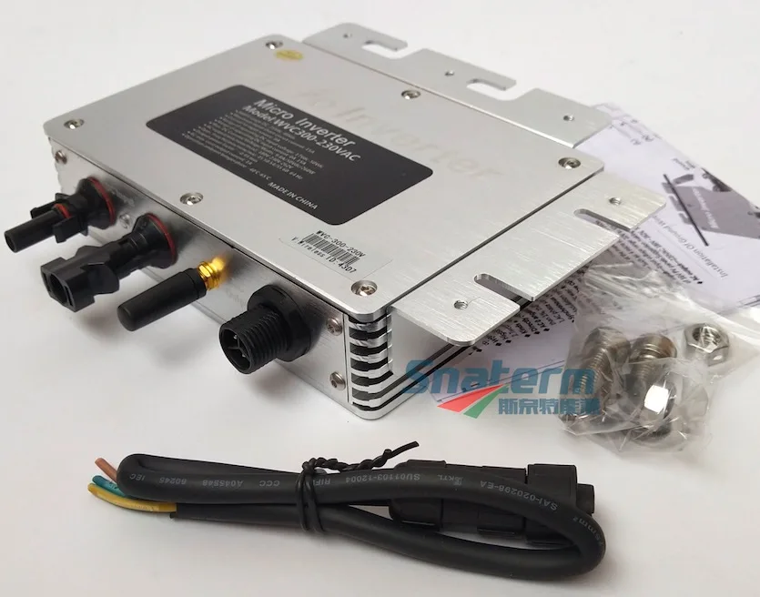 300 Вт сетчатый микро Инвертор солнечной энергии WVC300 с Wi-Fi связью MPPT чистая