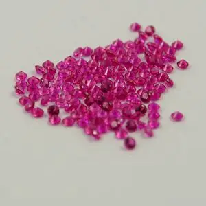 Red Ruby Нано-сапфир красный рубин слоновая кость Аметист Аквамарин опал Синий Кристалл драгоценные камни, воск установка термостойкий камень для изготовления колец - Цвет: Red Ruby